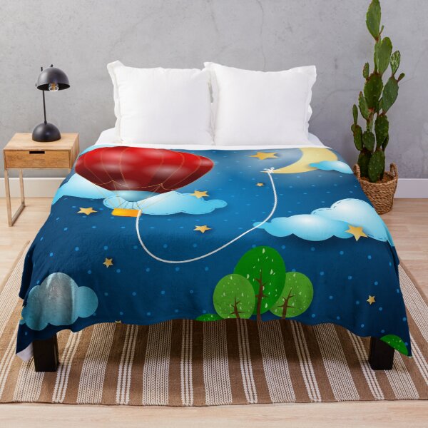 Item preview, Night of Dreams, baloon and moon designed and sold by LuisaVenturoli.