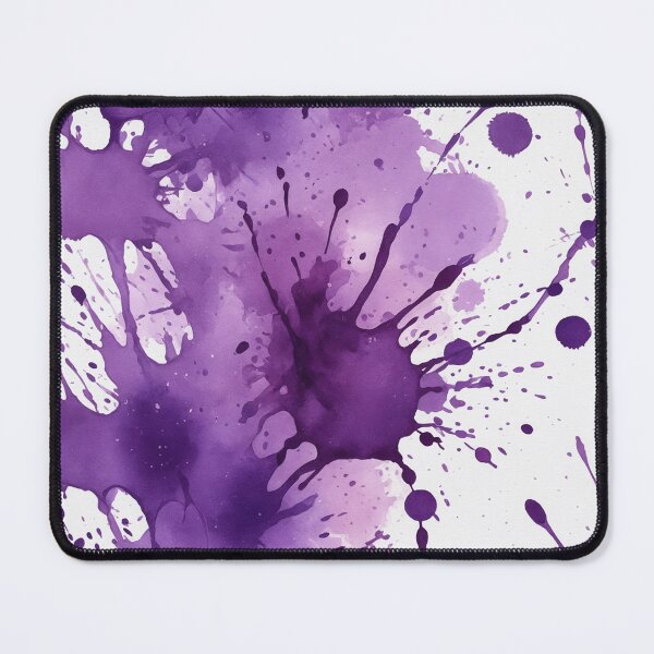 Item preview, Purple watercolor splashes background designed and sold by Giuseppe Cammino.