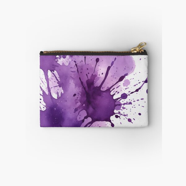 Item preview, Purple watercolor splashes background designed and sold by Giuseppe Cammino.