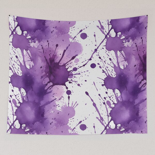 Item preview, Purple watercolor splashes background designed and sold by Giuseppe Cammino.