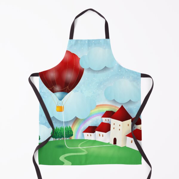Item preview, Daydreaming, hot air balloon and home designed and sold by LuisaVenturoli.