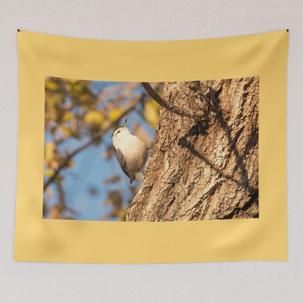 Item preview, Nuthatch Moving Up The Tree Trunk designed and sold by Debra Martz.