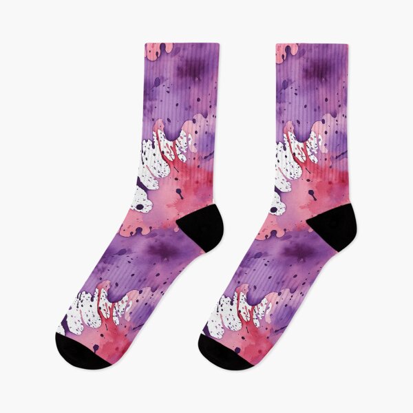 Item preview, Purple watercolor splashes background designed and sold by Giuseppe Cammino.