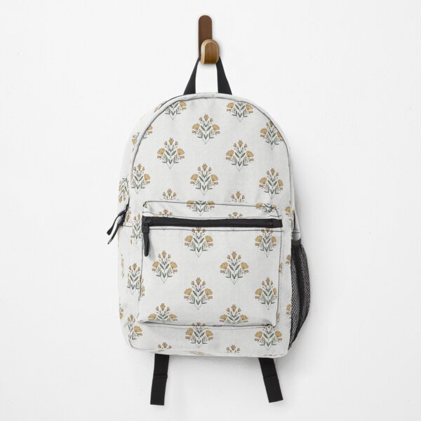 Item preview, Small scale floral block print designed and sold by hellcom.