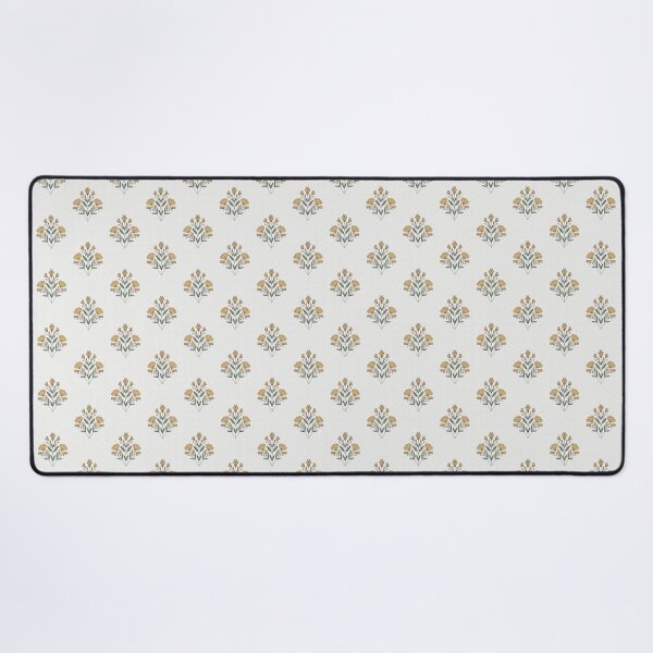 Item preview, Small scale floral block print designed and sold by hellcom.