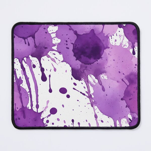 Item preview, Purple watercolor splashes background designed and sold by Giuseppe Cammino.