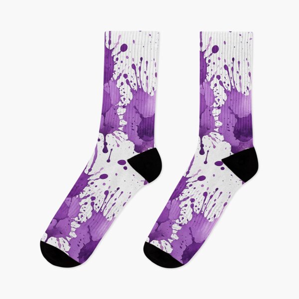 Item preview, Purple watercolor splashes background designed and sold by Giuseppe Cammino.