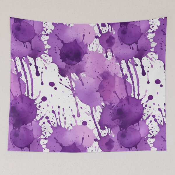 Item preview, Purple watercolor splashes background designed and sold by Giuseppe Cammino.