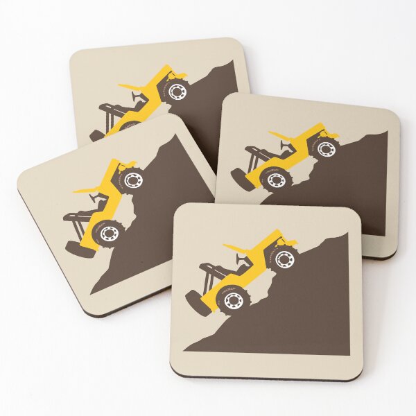 Item preview, 4x4 Hill Climb - Yellow Brown Right designed and sold by BlueSkyTheory.