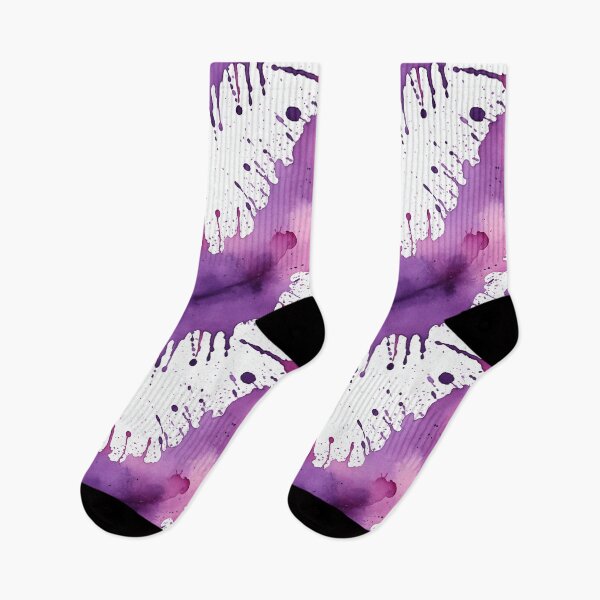 Item preview, Purple watercolor splashes background designed and sold by Giuseppe Cammino.