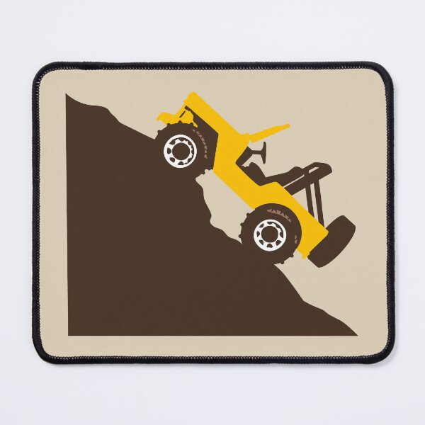 Item preview, 4x4 Hill Climb - Yellow Brown Left designed and sold by BlueSkyTheory.