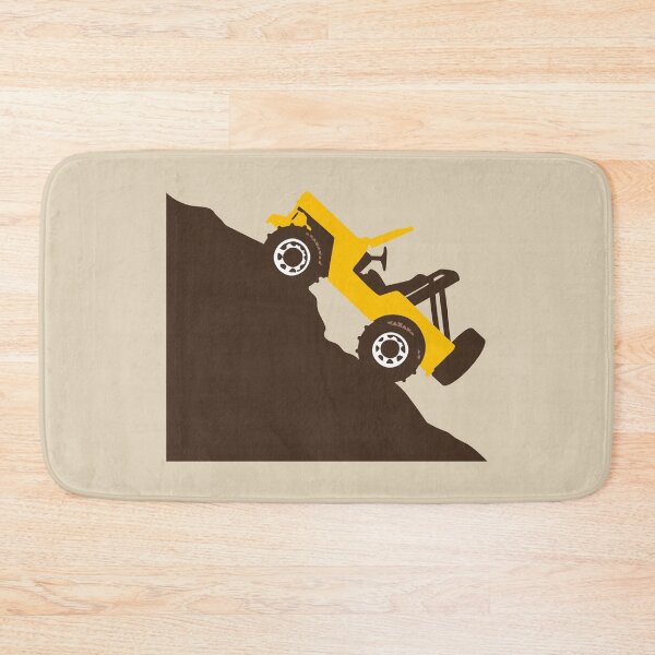 Item preview, 4x4 Hill Climb - Yellow Brown Left designed and sold by BlueSkyTheory.