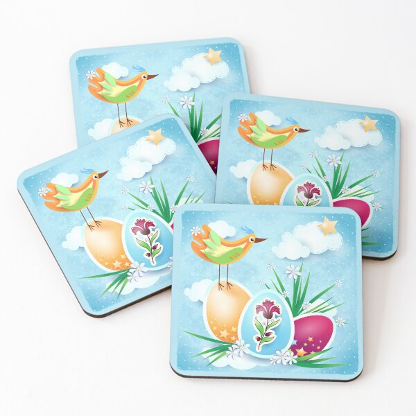 Item preview, Easter Time, with bird and eggs designed and sold by LuisaVenturoli.
