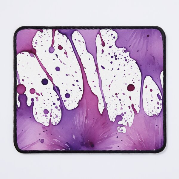 Item preview, Purple watercolor splashes background designed and sold by Giuseppe Cammino.