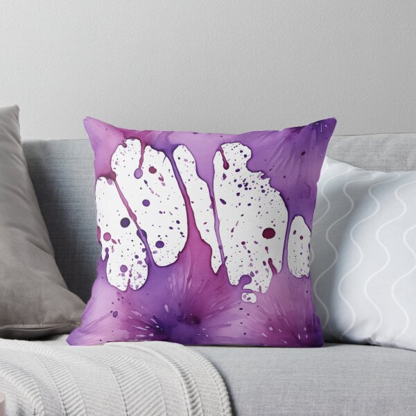 Item preview, Purple watercolor splashes background designed and sold by Giuseppe Cammino.