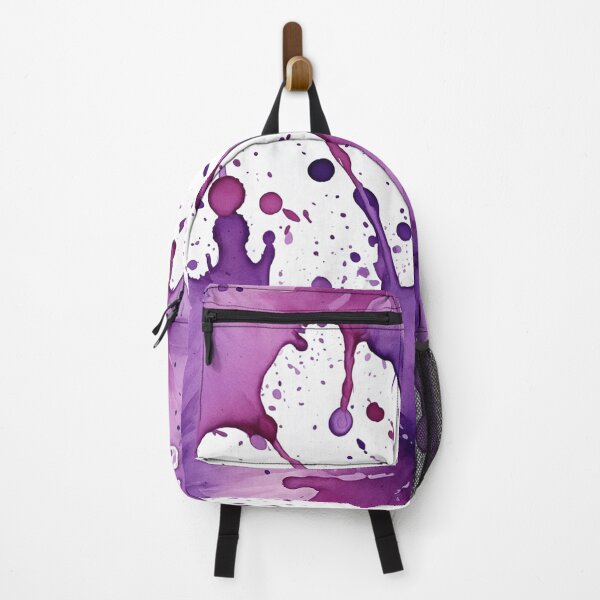 Item preview, Purple watercolor splashes background designed and sold by Giuseppe Cammino.