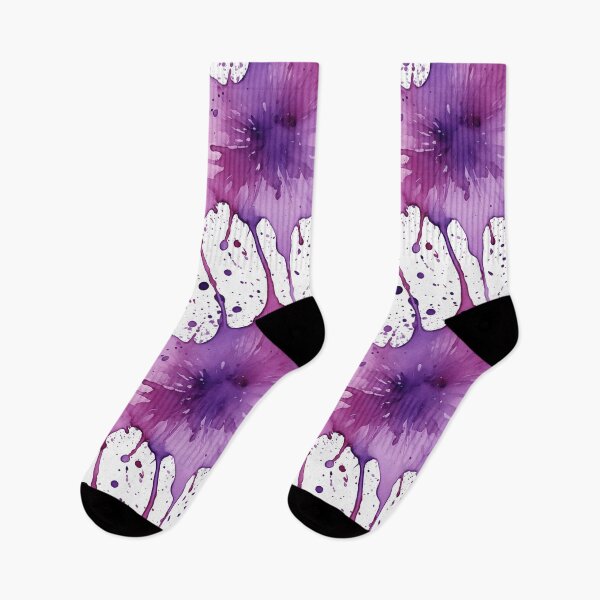 Item preview, Purple watercolor splashes background designed and sold by Giuseppe Cammino.