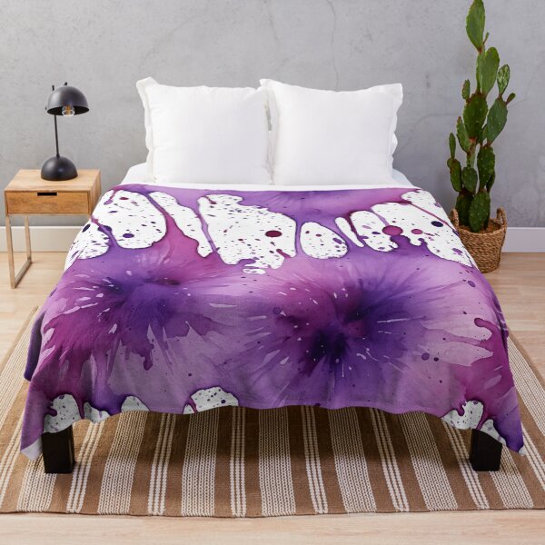 Item preview, Purple watercolor splashes background designed and sold by Giuseppe Cammino.