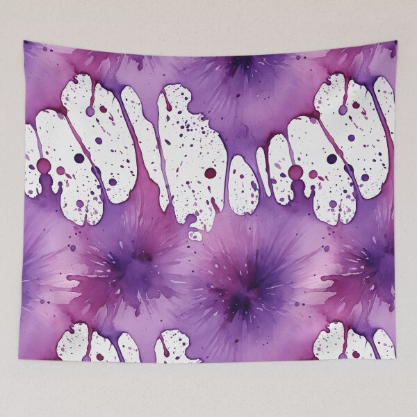Item preview, Purple watercolor splashes background designed and sold by Giuseppe Cammino.