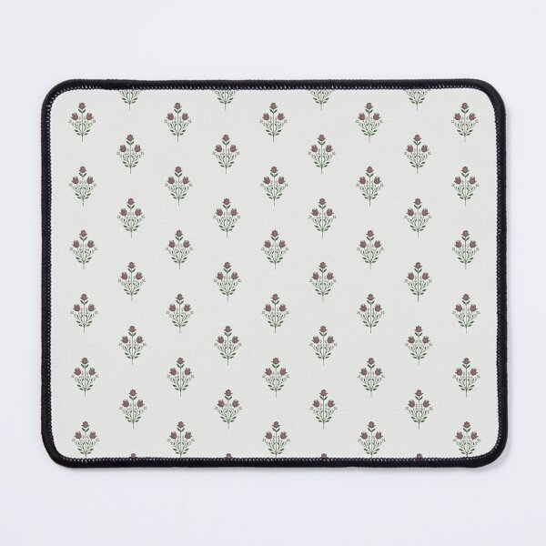 Item preview, Small scale floral vintage block print designed and sold by hellcom.