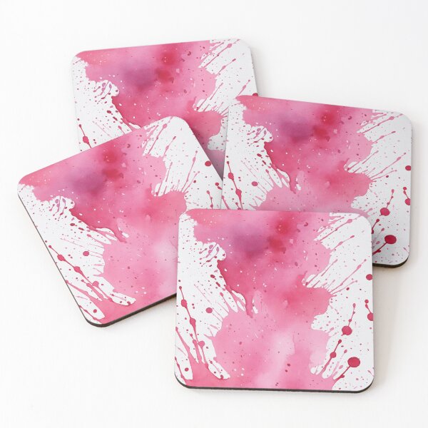 Item preview, Pink watercolor splashes background designed and sold by Giuseppe Cammino.
