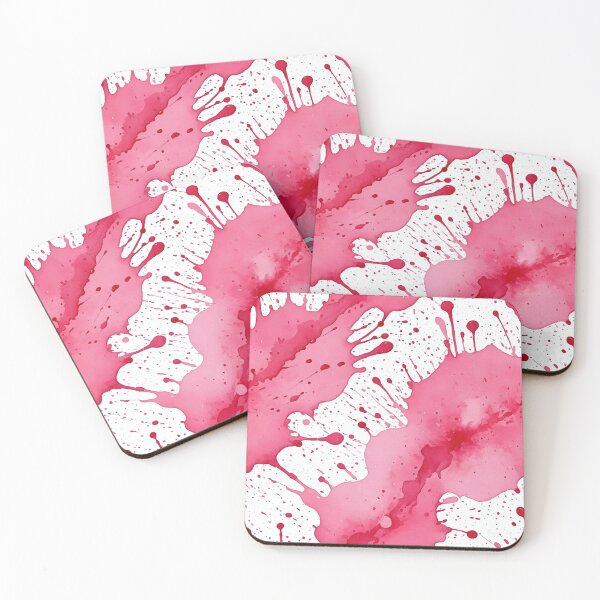 Item preview, Pink watercolor splashes background designed and sold by Giuseppe Cammino.