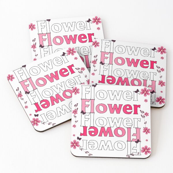 Item preview, Flower Typography art designed and sold by Sonia Jones Art.