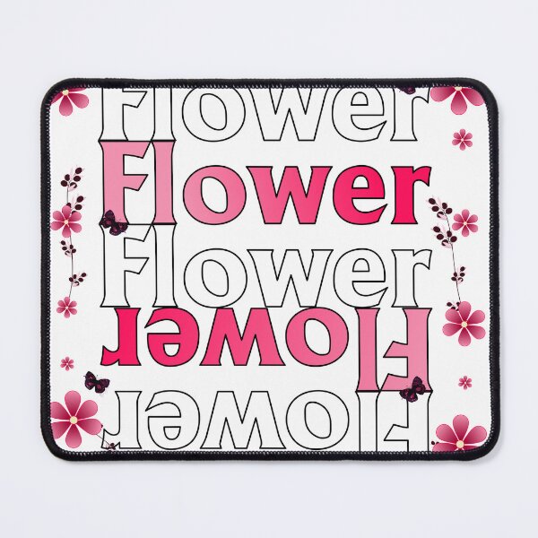 Item preview, Flower Typography art designed and sold by Sonia Jones Art.