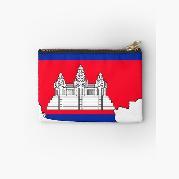 Item preview, cambodia flag map designed and sold by visual adventures.