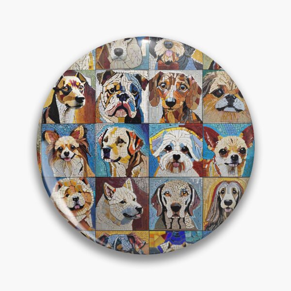 Item preview, Mosaic Dogs designed and sold by Montage-Madness.