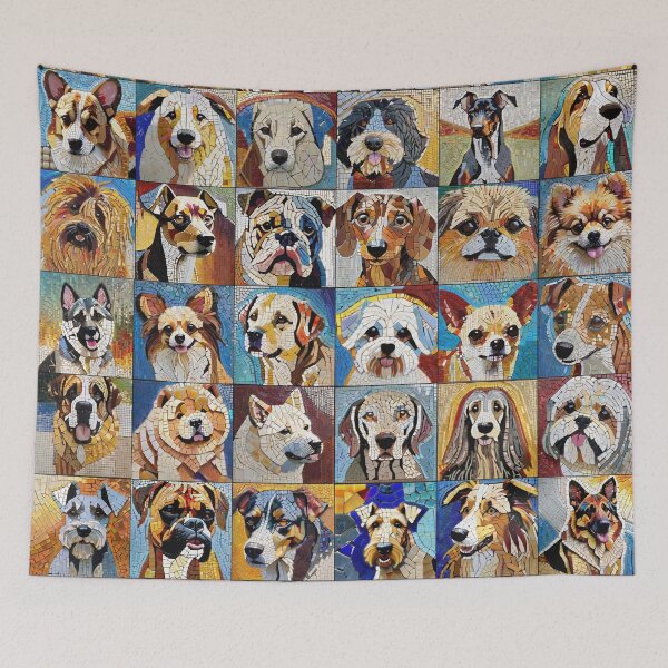 Item preview, Mosaic Dogs designed and sold by Montage-Madness.