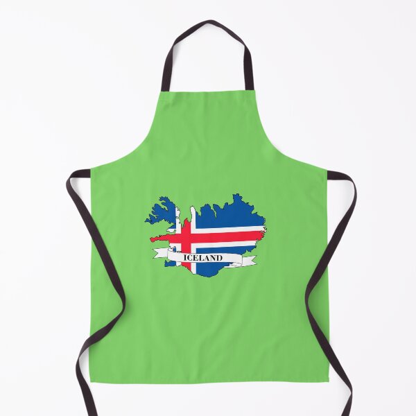 Item preview, Iceland flag map designed and sold by visual adventures.