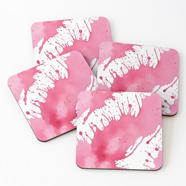 Item preview, Pink watercolor splashes background designed and sold by Giuseppe Cammino.