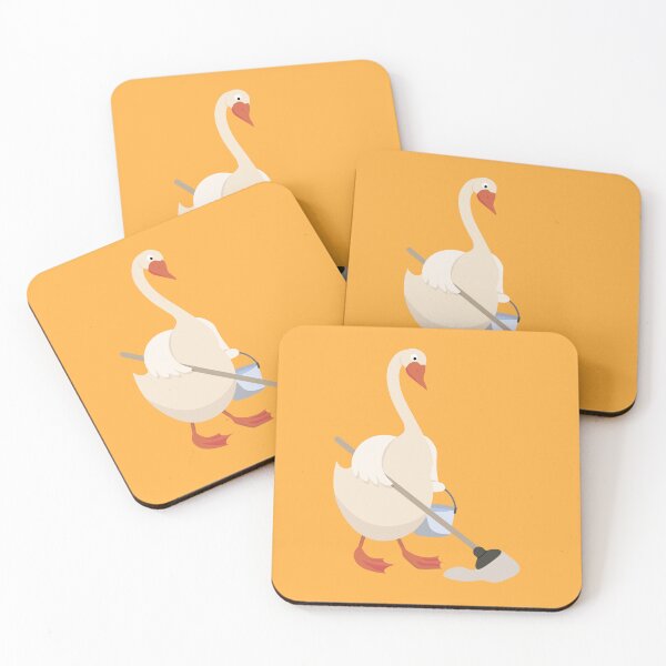 Item preview, Funny Duck washes the floor designed and sold by Art-of-Rory.