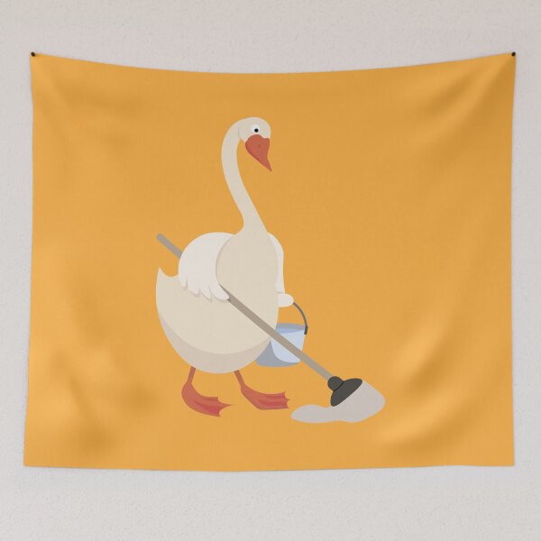 Item preview, Funny Duck washes the floor designed and sold by Art-of-Rory.