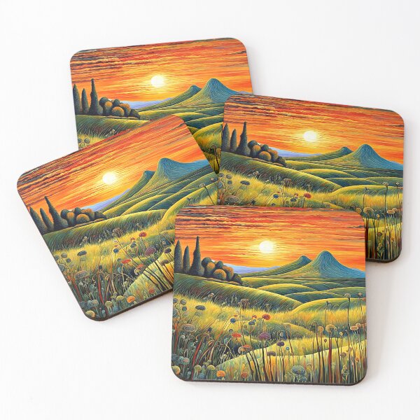 Item preview, Meadow Sunset 5 designed and sold by George Hutton Hunter.