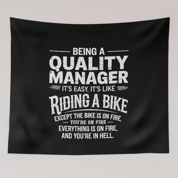 Item preview, Quality Manager Funny Qc Control Qa Assurance  designed and sold by tmerchtrends.