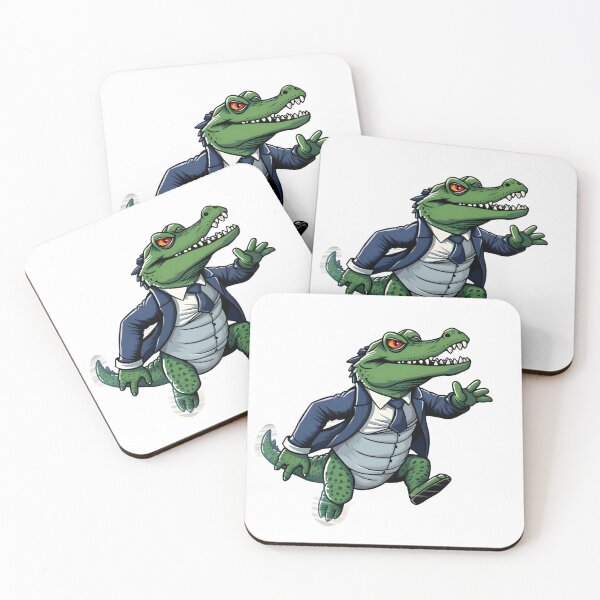 Item preview, Funny Crocodile Running In A Suit  designed and sold by Sshmorr.