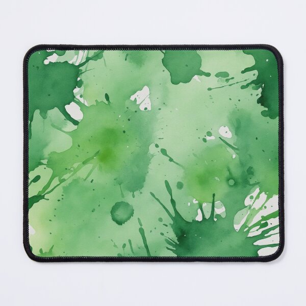 Item preview, Green watercolor splashes background designed and sold by Giuseppe Cammino.