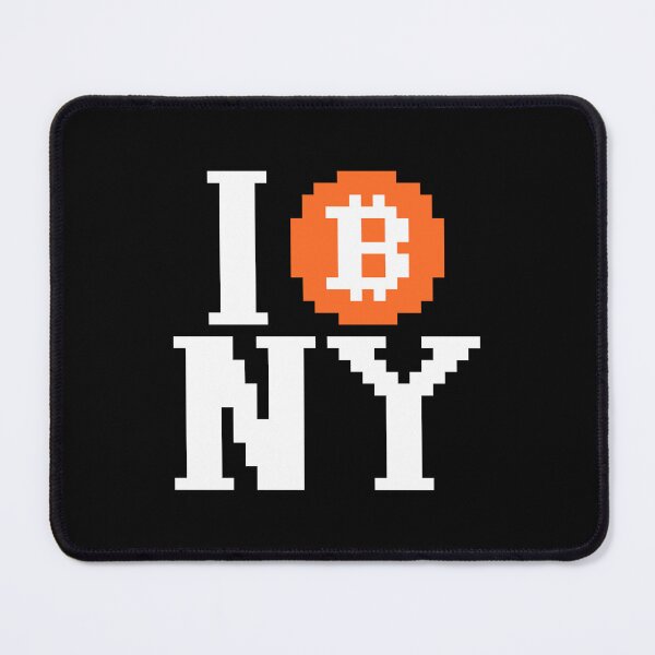 Item preview, I Bitcoin NY Pixel Art designed and sold by CyberRex.