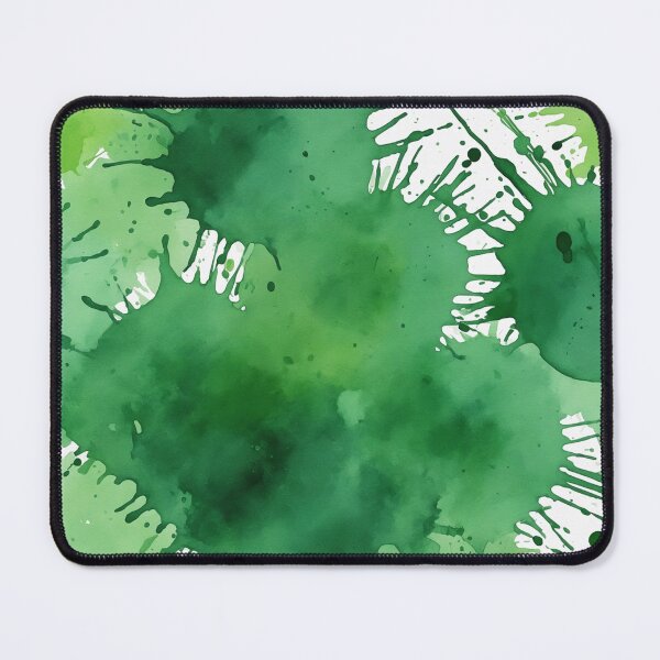 Item preview, Green watercolor splashes background designed and sold by Giuseppe Cammino.