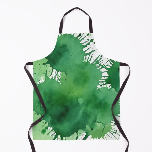 Item preview, Green watercolor splashes background designed and sold by Giuseppe Cammino.