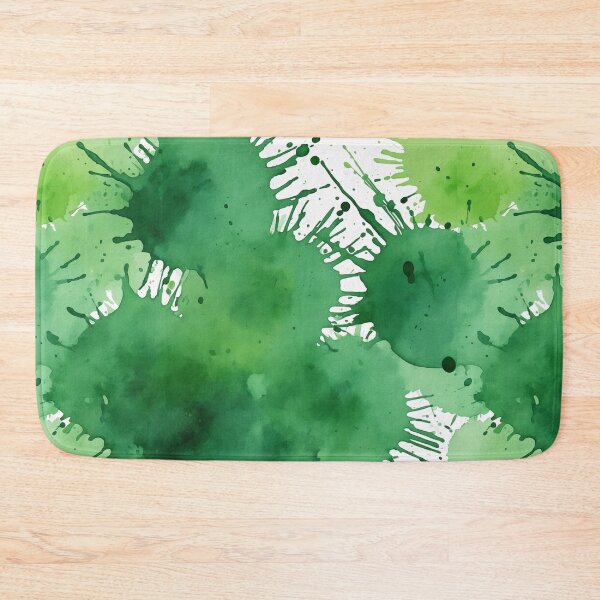 Item preview, Green watercolor splashes background designed and sold by Giuseppe Cammino.