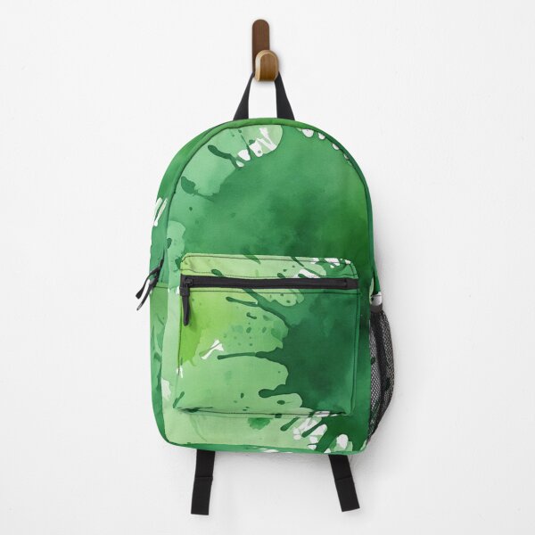 Item preview, Green watercolor splashes background designed and sold by Giuseppe Cammino.