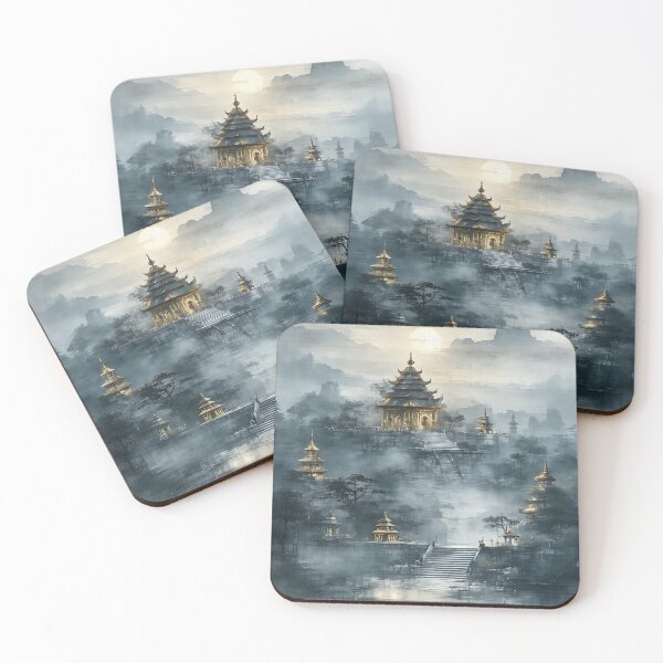 Item preview, Golden Temple's Tranquil Embrace designed and sold by PanoramaPrints.