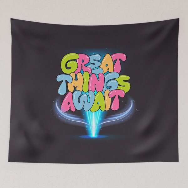 Item preview, Great Things Await designed and sold by SaturnRings64.