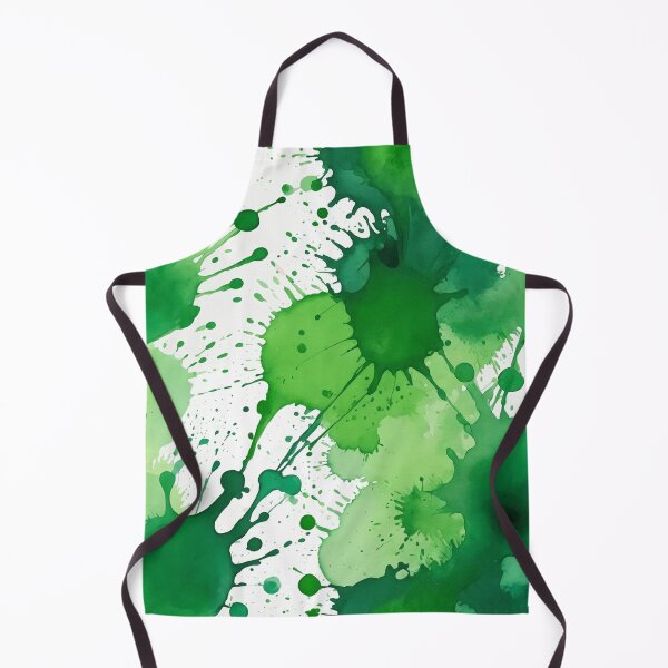 Item preview, Green watercolor splashes background designed and sold by Giuseppe Cammino.
