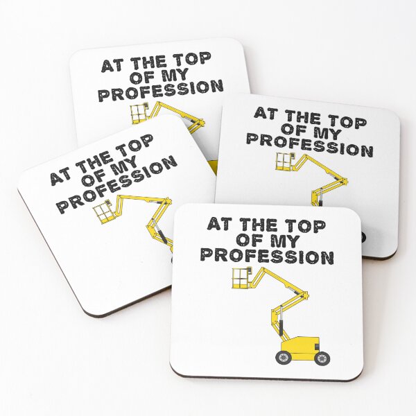 Item preview, At The Top Of My Profession, Boom Lift Operator Funny designed and sold by doodlerob.