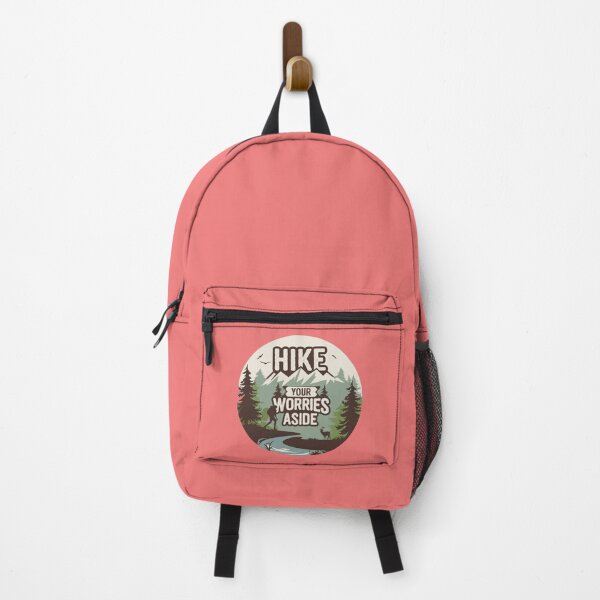 Item preview, Hike Your Worries Aside - Hiking for Mental Health  designed and sold by MSMPrintDesign.