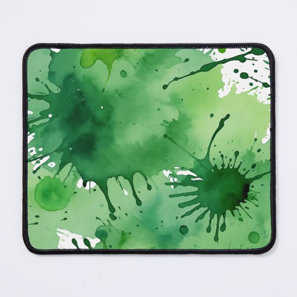 Item preview, Green watercolor splashes background designed and sold by Giuseppe Cammino.
